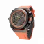 Čierne pánske hodinky Mazzucato s gumovým pásikom RIM Scuba Black / Orange - 48MM Automatic