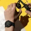 Černé pánské hodinky Aisiondesign Watches s ocelovým páskem NGIZED Suspended Dial - Black Case 42.5MM