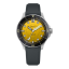 Strieborné pánske hodinky Circula Watches s gumovým pásikom DiveSport Titan - Madame Jeanette / Black DLC Titanium 42MM Automatic