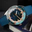 Muški srebrni sat Circula Watches s gumicom AquaSport II - Blue 40MM Automatic