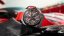Čierne pánske hodinky Mazzucato s gumovým pásikom RIM Gt Black / Red - 42MM Automatic