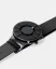 Men's black Eone watch with leather strap Bradley Apex Leather - Black 40MM