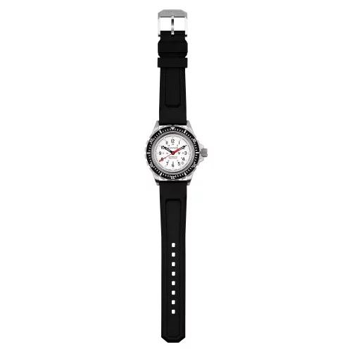 Srebrny srebrny zegarek Marathon Watches ze stalowym paskiem Arctic Edition Large Diver's 41MM Automatic