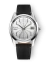 Męski srebrny zegarek Nivada Grenchen ze skórzanym paskiem Antarctic Spider 35012M17 35M