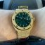 Relógio de ouro de homem Paul Rich com bracelete de aço Signature Frosted - King Jade 45MM