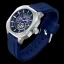 Miesten hopeinen Audaz Watches - kello kuminauhalla Maverick ADZ3060-02 - Automatic 43MM