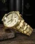 Zlaté pánské hodinky Louis XVI s ocelovým páskem Palais Royale No Diamond 1801 - Gold 43MM