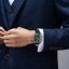 Montre homme Epos couleur argent avec bracelet cuir Passion 3501.132.20.13.25 41MM Automatic