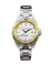 Herrenuhr aus Silber Momentum Watches mit Stahlband Splash White / Yellow 38MM