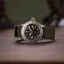 Zilverkleurig herenhorloge van Draken met stalen band Tugela GMT – Steel 42MM