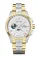 Zilverkleurig herenhorloge van Delma Watches met stalen riem band Klondike Moonphase Silver / Gold 44MM Automatic