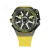 Men's Mazzucato black watch with rubber strap RIM Monza Black / Yellow - 48MM Automatic
