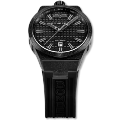 Orologio da uomo Bomberg Watches colore nero con elastico DEEP NOIRE 43MM Automatic