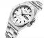 Męski srebrny zegarek NYI Watches ze stalowym paskiem Frawley - Silver 41MM