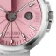 Muški srebrni sat 22Designstudio Watches sa čeličnim remenom Concrete Sport Pink 45MM Automati