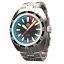 Men's silver NTH watch with steel strap DevilRay No Date - Silver / Black Automatic 43MM
