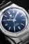 Strieborné pánske hodinky Nivada Grenchen s textilným opaskom F77 STAINLESS STEEL DARK BLUE 68010A77-BC 37MM Automatic