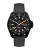 Montre Momentum Watches pour hommes en noir avec élastique SQ30 Eclipse Solar Black-Ion - TROPIC FKM RUBBER 42MM