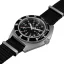 Orologio da uomo Marathon Watches in colore argento con cinturino in nylon Black Pilot's Navigator with Steel Navigator w/ Date (SSNAV-D) on Nylon DEFSTAN 41MM