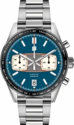 Montre Straton Watches pour homme de couleur argent avec bracelet en acier Classic Driver MKII Black Dial 40MM