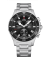 Męski srebrny zegarek Swiss Military Hanowa ze stalowym paskiem Sports Chronograph SM34067.10 42,5MM