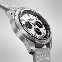 Venezianico men's silver watch with a leather strap Bucintoro 8221510 42MM Automatic