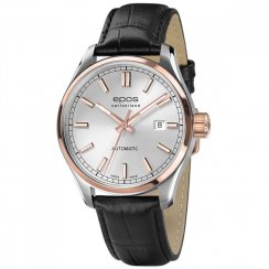 Men's rosegold Epos watch with leather strap Passion 3501.132.34.18.25 41MM Automatic