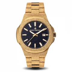 Men's gold Ralph Christian Watch with a steel strap The Frosted Stellar - Gold 42,5MM