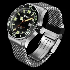 Men's silver Audaz watch with steel strap Marine Master ADZ-3000-01 - Automatic 44MM