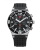 Men's silver Swiss Military Hanowa watch with rubber strap Chronograph SM34015.05 43MM