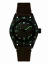Męski srebrny zegarek Out Of Order Watches ze skórzanym paskiem Margarita GMT 40MM