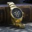 Zlaté pánske hodinky Louis XVI s oceľovým pásikom Palais Royale 873 - Gold 43MM