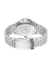 Montre Nivada Grenchen pour hommes en argent avec bracelet en acier Antarctic Diver 32038A04 38MM Automatic