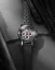 Stříbrné pánské hodinky Nivada Grenchen Chronoking Mecaquartz Racing Black 87048Q01 38MM
