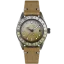 Męski srebrny zegarek Out Of Order Watches ze skórzanym paskiem Margarita GMT 40MM