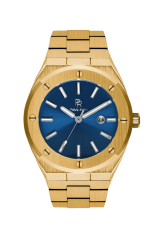 Men's Paul Rich gold watch with steel strap Royal Touch 45MM