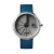 Men's silver 22Designstudio Watches with leather strap 4D Concrete Harbour Edition 44MM