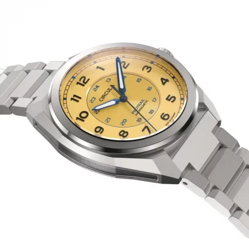 Muški srebrni sat Circula Watches s čeličnom trakom ProTrail - Sand 40MM Automatic