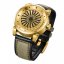 Kultainen miesten kello Zinvo Kellot aidolla nahkarannekkeella Blade - Gold 44MM