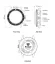 Orologio da uomo Nivada Grenchen nero con cinturino in acciaio Chronoking Mecaquartz Steel Black 87041Q04 38MM