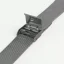 Relógio Nordgreen preto para homem com pulseira de aço Pioneer White Dial - Mesh / Gun Metal 42MM
