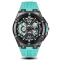 Μαύρο ανδρικό ρολόι Ralph Christian με ατσάλινο λουράκι The Apex Chrono - Aqua Marine 46MM