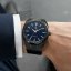 Relógio preto masculino Paul Paul Rich com cinto de couro Star Dust - Leather Black 45MM