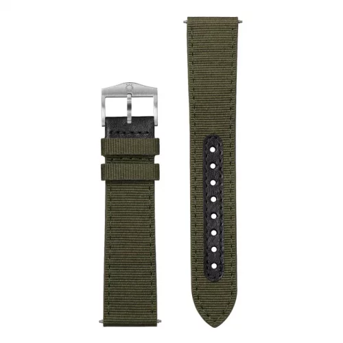 Montre Milus Watches pour homme de couleur argent avec bracelet en cuir Snow Star Night Black 39MM Automatic