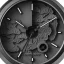 Orologio da uomo 22Designstudio Watches in nero con cinturino in pelle Black Dragon 45MM Automatic