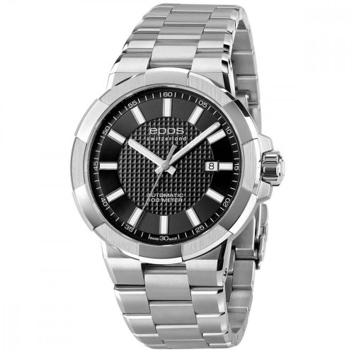 Srebrny męski zegarek Epos ze stalowym paskiem Sportive 3443.132.20.15.30 43,8 MM Automatic