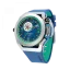 Men's Mazzucato black watch with rubber strap RIM Scuba Black / Blue - 48MM Automatic