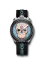 Černé pánské hodinky Bomberg s gumovým páskem SUGAR SKULL BLUE 45MM