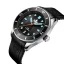 Men's black Phoibos Watches watch with rubber strap Wave Master PY010CR - Automatic 42MM