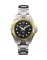 Montre Momentum Watches pour homme de couleur argent avec bracelet en acier Splash Black / Yellow 38MM